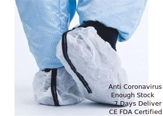 Chine Les couvertures de chaussure chirurgicale de catégorie médicale, botte imperméable jetable couvre la sécurité fournisseur
