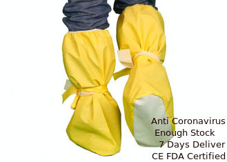 Chine Les couvertures non tissées de chaussure d'hôpital, couvre-chaussure jetable couvre le PVC pointillé fournisseur