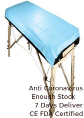 Chine Charge statique légère de petit pain jetable imperméable de couvre-lit anti pour la clinique d'hôpital fournisseur