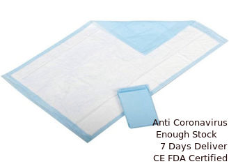 Chine Absorbant bleu de hautes eaux de couleur de protecteur jetable respirable de matelas fournisseur