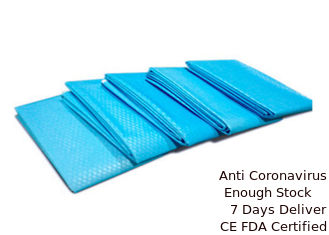 Chine Le tissu vétérinaire de double couche chirurgical drape non l'irritation écologique absorbante fournisseur