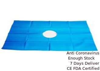 Chine Le tissu réutilisable imperméable chirurgical drape d'anti bactéries avec le trou d'ouverture fournisseur