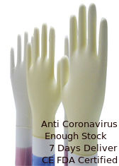 Chine Conception de roulement de catégorie médicale de virus de gants jetables libres de main de poudre anti fournisseur