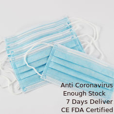 Chine Masque protecteur non tissé jetable bleu trois couches de masque vert d'adultes fournisseur