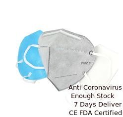 Chine Masque jetable se pliant plat de l'Anti-poussière de textile tissé du masque FFP2 de pli vertical non fournisseur