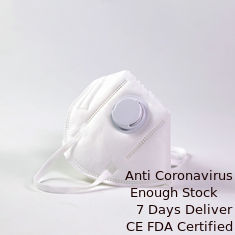 Chine Masque de poussière N95 FFP2 coloré par masque se pliant vertical avec la valve protection de 4 couches fournisseur