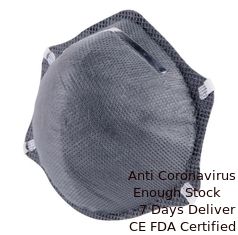 Chine Le respirateur de filtre jetable du carbone FFP2, 4 manient le masque habilement de poussière jetable fournisseur