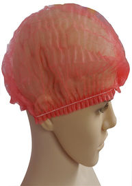 Les chapeaux en plastique jetables non tissés 10-20gram de cheveux empêchent la sécurité élevée en baisse de poils fournisseur