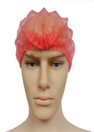 Les chapeaux en plastique jetables non tissés 10-20gram de cheveux empêchent la sécurité élevée en baisse de poils fournisseur