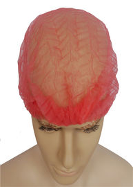 Les chapeaux en plastique jetables non tissés 10-20gram de cheveux empêchent la sécurité élevée en baisse de poils fournisseur