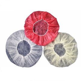 Les cheveux jetables libres de latex professionnel couvrent la forme gonflante ronde de 10-60 GSM fournisseur