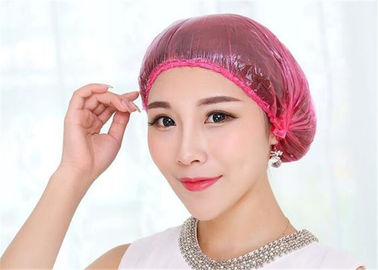 Application large transparente de couverture principale en plastique ronde de bande de PE hygiénique pour de longs cheveux fournisseur