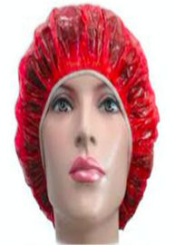 Application large transparente de couverture principale en plastique ronde de bande de PE hygiénique pour de longs cheveux fournisseur