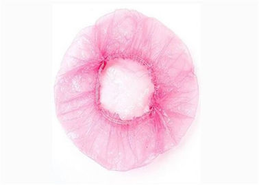 Application large transparente de couverture principale en plastique ronde de bande de PE hygiénique pour de longs cheveux fournisseur