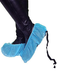 Couvertures multiples de chaussure chirurgicale de protection, couvertures jetables noires de chaussure fournisseur
