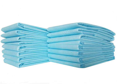 Absorbant bleu de hautes eaux de couleur de protecteur jetable respirable de matelas fournisseur