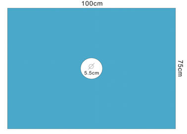 Le tissu réutilisable imperméable chirurgical drape d'anti bactéries avec le trou d'ouverture fournisseur