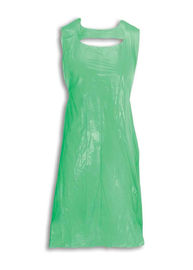 Tabliers en plastique jetables mous, surface de relief par tablier jetable non tissée fournisseur