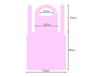CPE de HDPE de LDPE universel commode de taille de tabliers jetables écologiques acides de preuve fournisseur