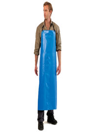 Produit répulsif bleu léger d'acide de couleur de longs tabliers jetables résistants de douille d'huile fournisseur