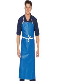 Produit répulsif bleu léger d'acide de couleur de longs tabliers jetables résistants de douille d'huile fournisseur