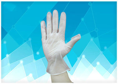 Matériel jetable adapté aux besoins du client de vinyle de chlorure polyvinylique de gants de polyéthylène de logo fournisseur