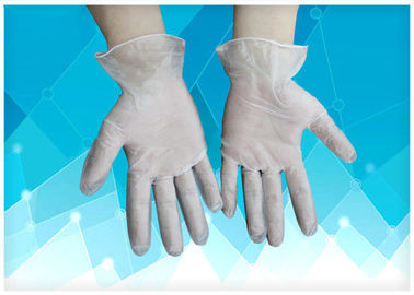 Matériel jetable adapté aux besoins du client de vinyle de chlorure polyvinylique de gants de polyéthylène de logo fournisseur