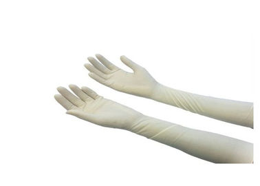 Gants jetables de main de longue douille, mettre facile de gants jetables de pe fournisseur