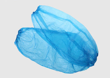 Certification d'OIN adaptée aux besoins du client par plastique jetable bleu de la CE de couverture de douille de bras de couleur fournisseur