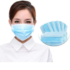 Masque protecteur non tissé jetable confortable, masque protecteur hygiénique pour le travailleur fournisseur