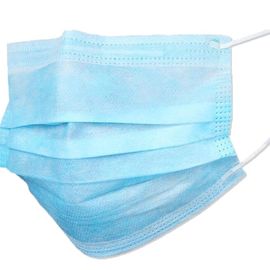Masque protecteur non tissé jetable confortable, masque protecteur hygiénique pour le travailleur fournisseur