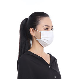 Masque protecteur jetable de 3 plis de l'anti poussière, masque protecteur jetable non tissé fournisseur