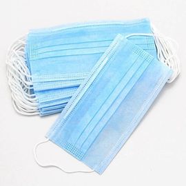 Sécurité personnelle jetable écologique de masque protecteur avec 3 plis non tissés fournisseur