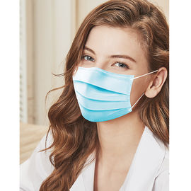 OEM/ODM jetables bleus de matériel de textile tissé du masque protecteur 25g pp non fournisseur