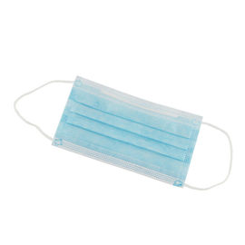 Masque protecteur non tissé jetable bleu trois couches de masque vert d'adultes fournisseur