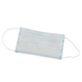 Masque protecteur non tissé jetable bleu trois couches de masque vert d'adultes fournisseur