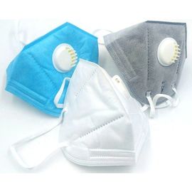 Anti masque de poussière pliable de la poussière FFP2 avec la capacité élevée de filtration de valve fournisseur