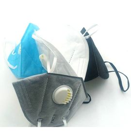 Anti masque de poussière pliable de la poussière FFP2 avec la capacité élevée de filtration de valve fournisseur