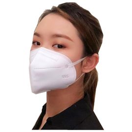 Masque jetable plat de l'antivirus N95 du respirateur FFP2 de pli vertical confortable de masque fournisseur