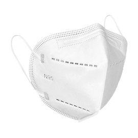 Masque jetable plat de l'antivirus N95 du respirateur FFP2 de pli vertical confortable de masque fournisseur