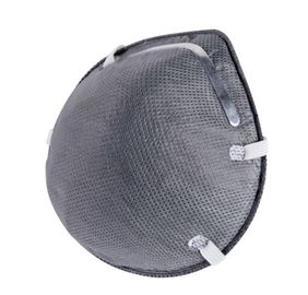 Utilisation industrielle du masque FFP2 jetable, masque particulaire gris de respirateur fournisseur